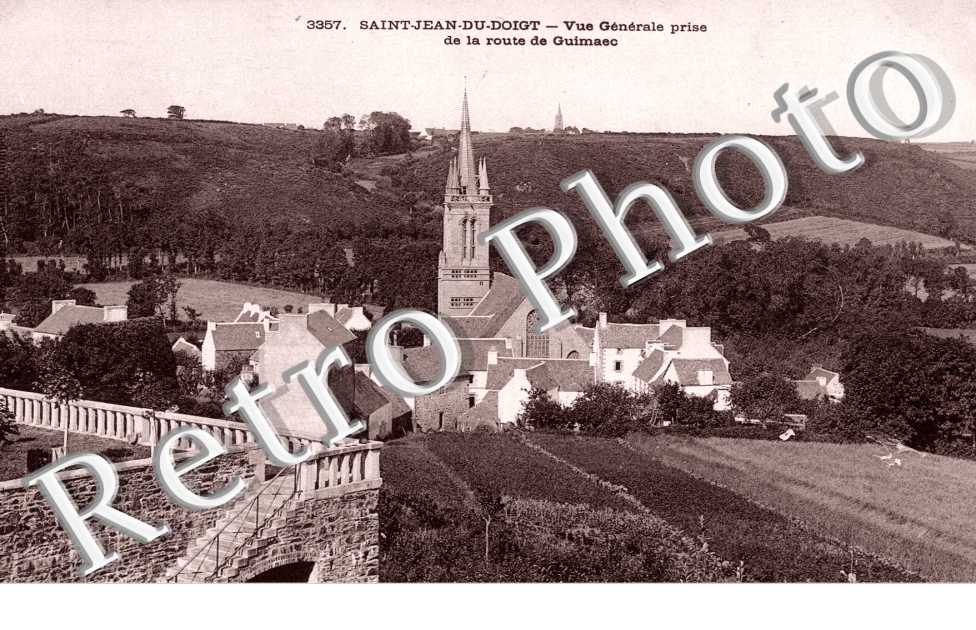 vue generale prise de la route de Guimaec