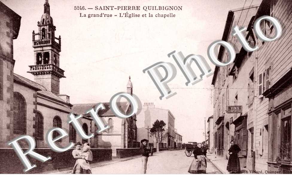 L&#039;eglise et la chapelle - la grand&#039;rue