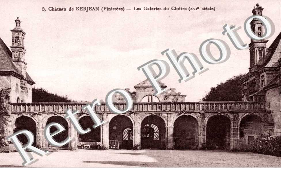 le chateau de Kerjean, les galeries du cloitre