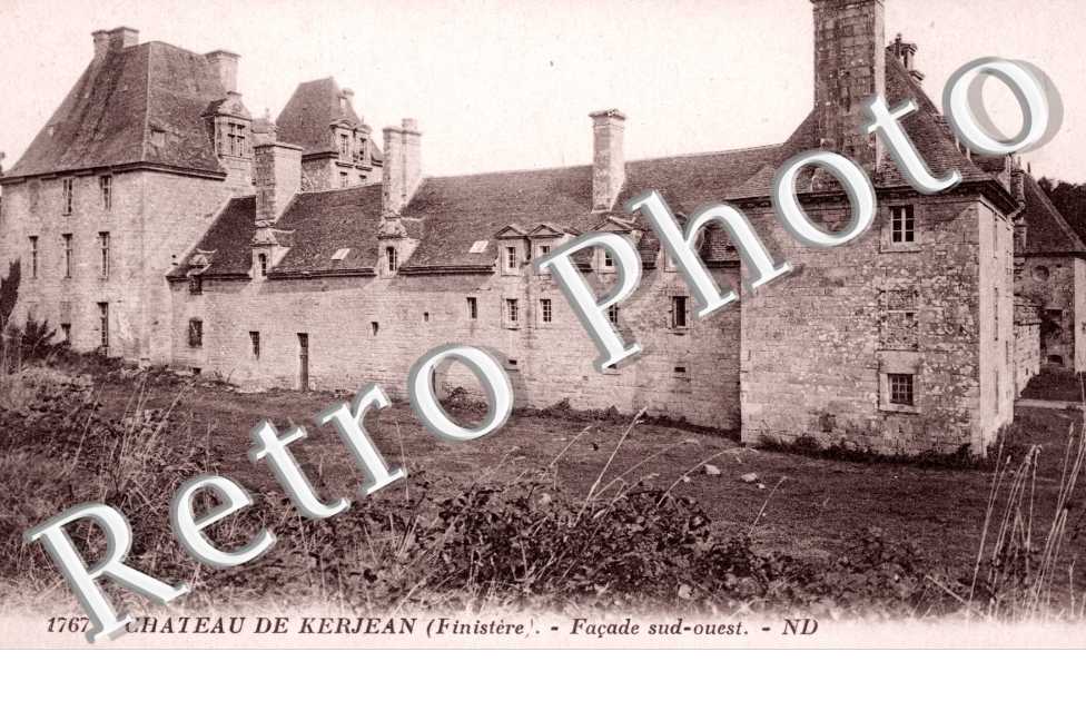 le chateau de Kerjean, facade sud-ouest