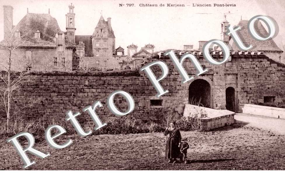 chateau de Kerjean, l&#039;ancien pont-levis
