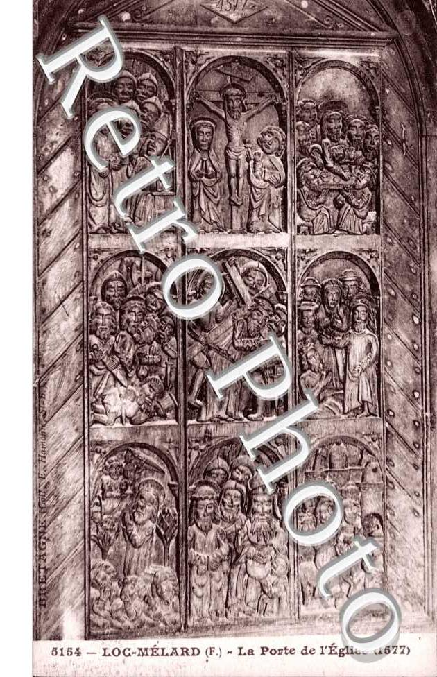 Loc-Melard La porte de l&#039;eglise