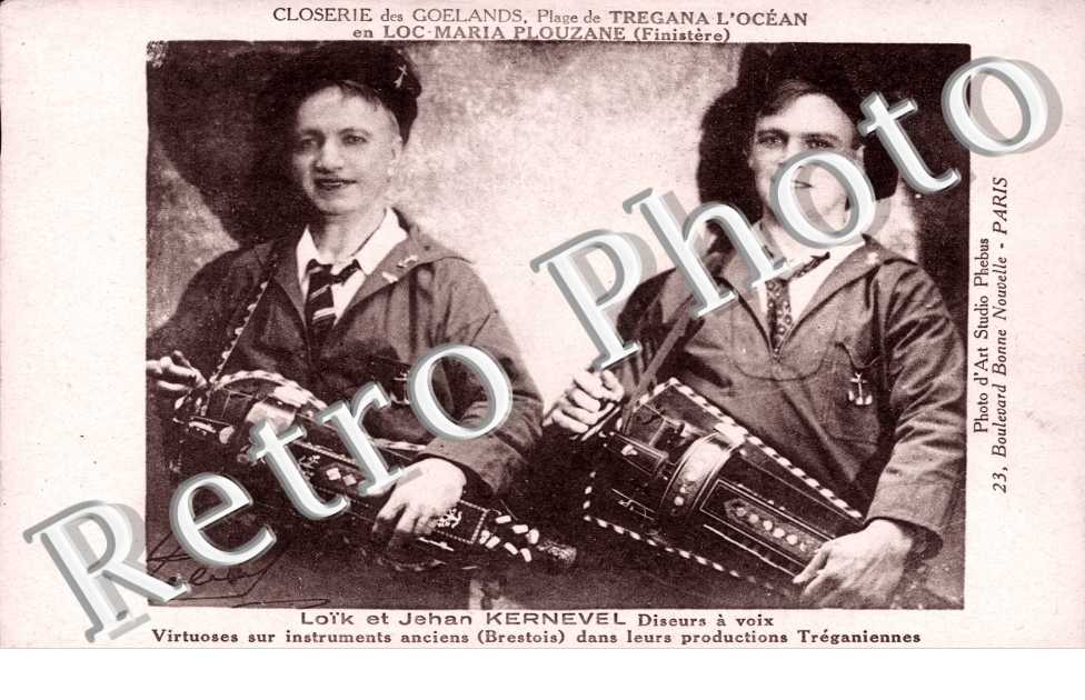 Loik et Jehan kernevel, Diseurs a voix et joueurs de Brestois