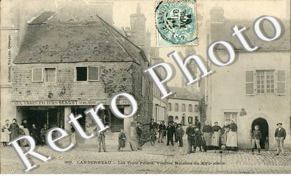 les trois piliers, vieille maison du XVIe siecle