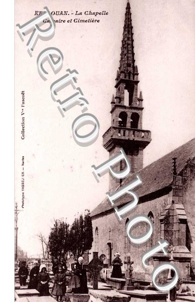la chapelle, calvaire et cimetiere