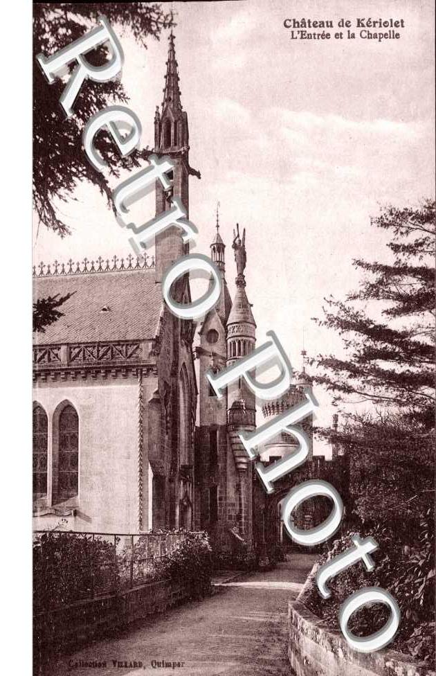 le chateau, l'entree et la chapelle