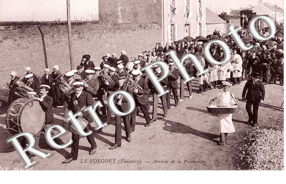 arrivee de la procession