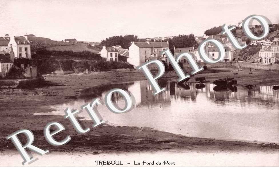 TREBOUL le fond du port