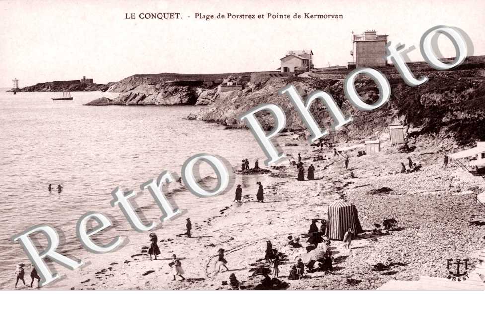 Plage de Porstrez et Points de Kermorvan