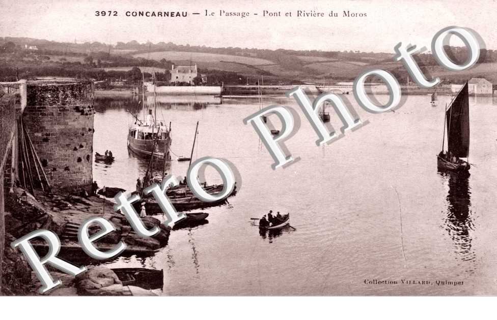 La Passage. Pont et rivière du Moros