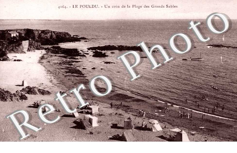 Un coin de la Plage des Grand Sables, Le Pouldu