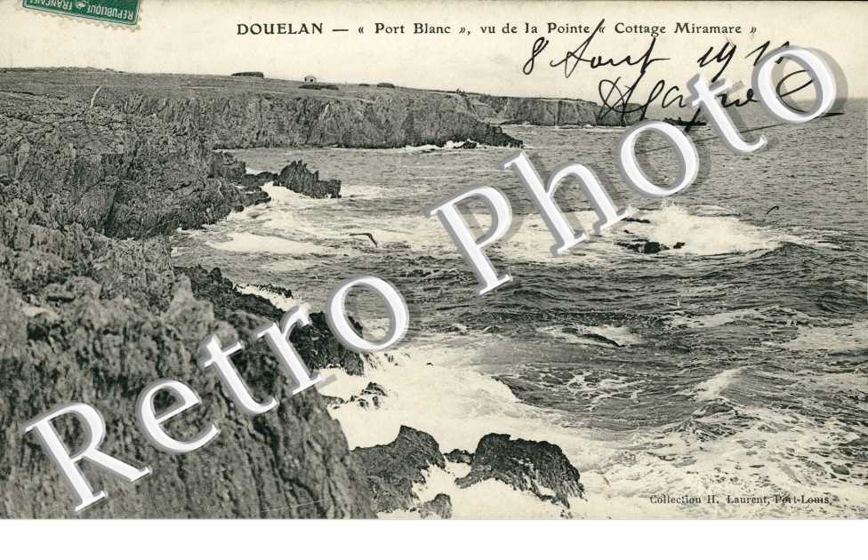"Port Blanc", Vue de la Pointe "Cottage Miramare"
