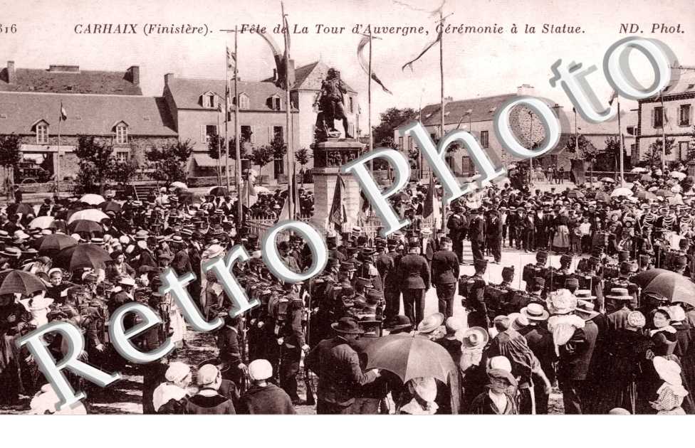 Fete de La Tour d&#039;Auvergne, Ceremonie a la Statue
