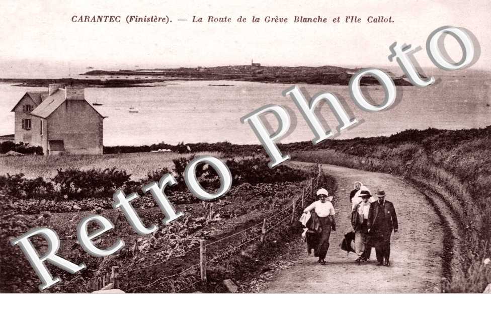 la Route de la Greve Blanche et l'Ile Callot