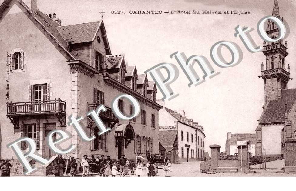 Hotel du Kelenn et l'Eglise