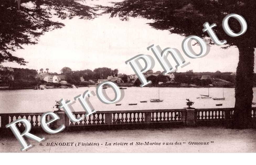 la riviere et Sainte Marine vue des Ormeaux