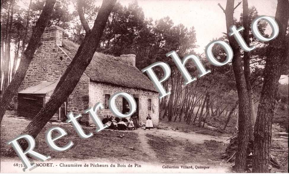 chaumiere de pecheurs du bois de pin