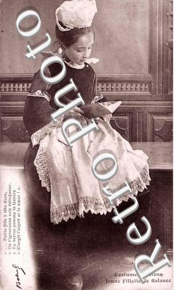 jeune fille, costume, folklore