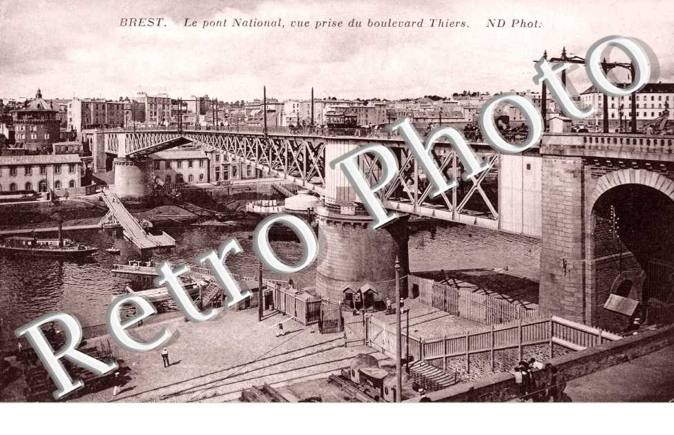 le Pont national, Vue prise du Boulevard Thiers