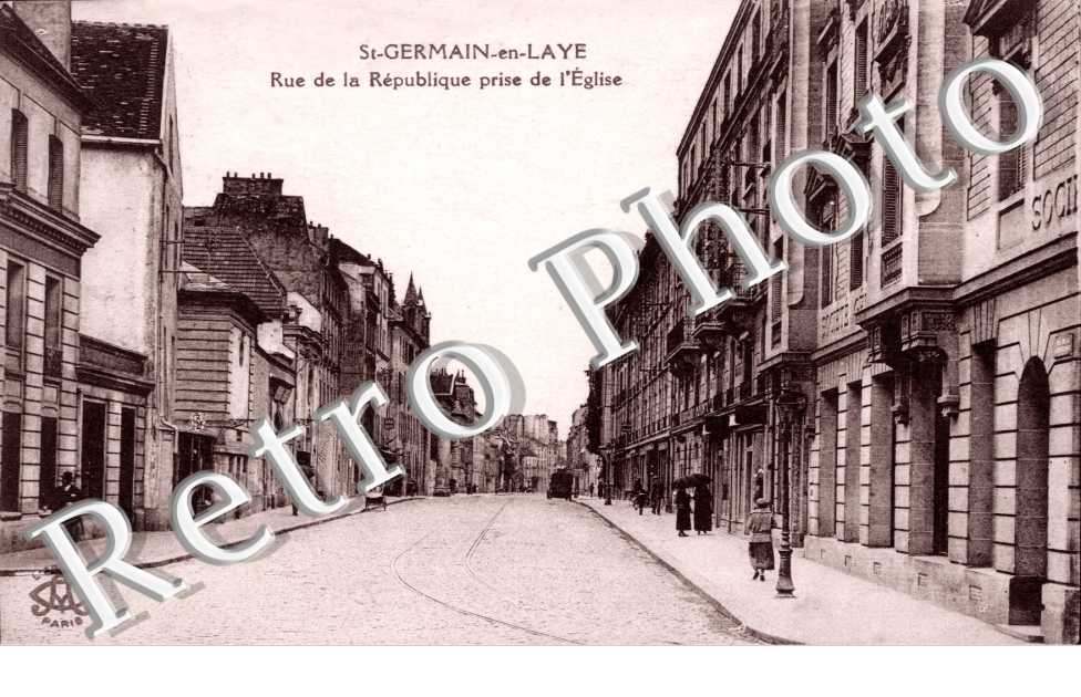 Rue de la République prise de l'église