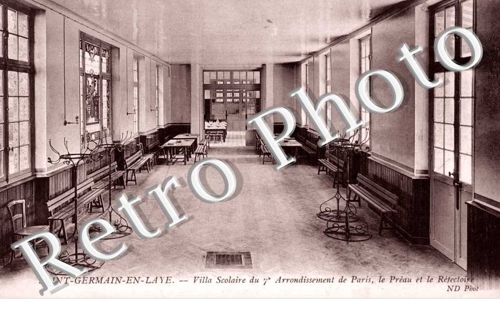 Villa Scolaire du 7eme Arrondissement de Paris, le Preau et le Refectoire