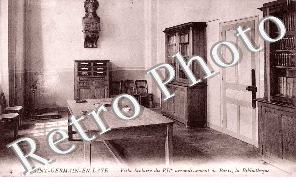 Villa scolaire du 7eme arrondissemnt de Paris, la bibliotheque