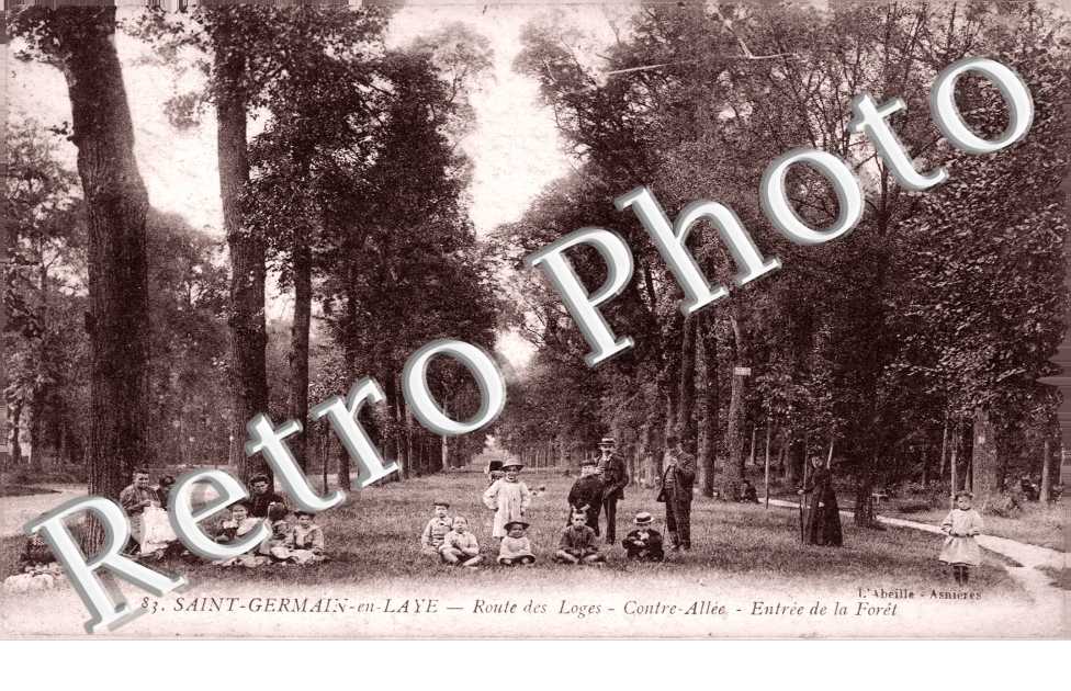 Route des Loges Entree de la foret