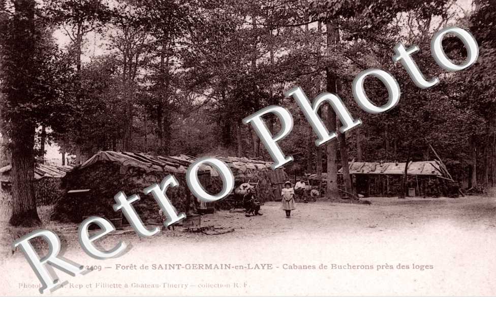 cabanes des bucherons pres des Loges