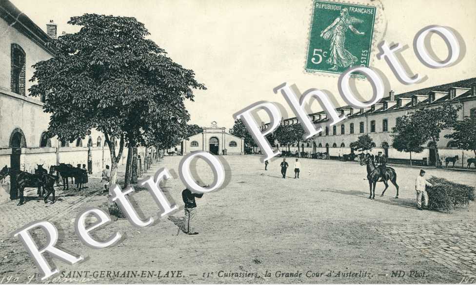 11eme Cuirassiers, la Grande Cour d'Austerlitz