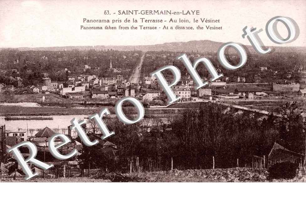Panorama pris de la Terrasse, le Vesinet