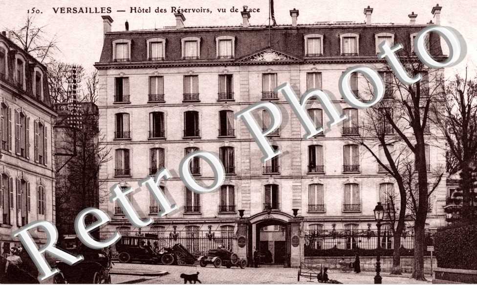 Hôtel des Réservoirs vu de façe