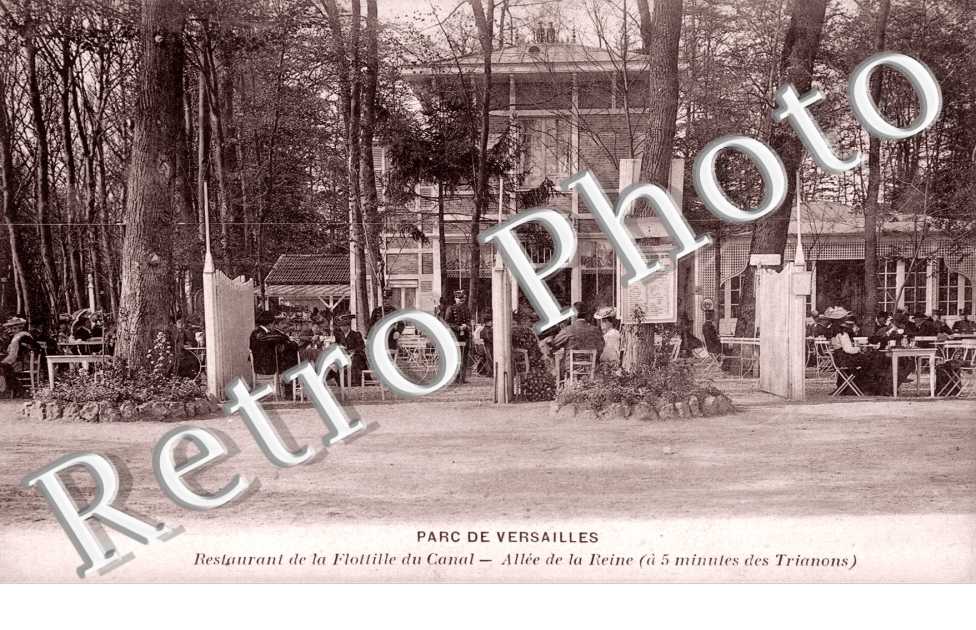 Parc de Versailles, Restaurant de la Flotille du Canal - Allée de la Reine