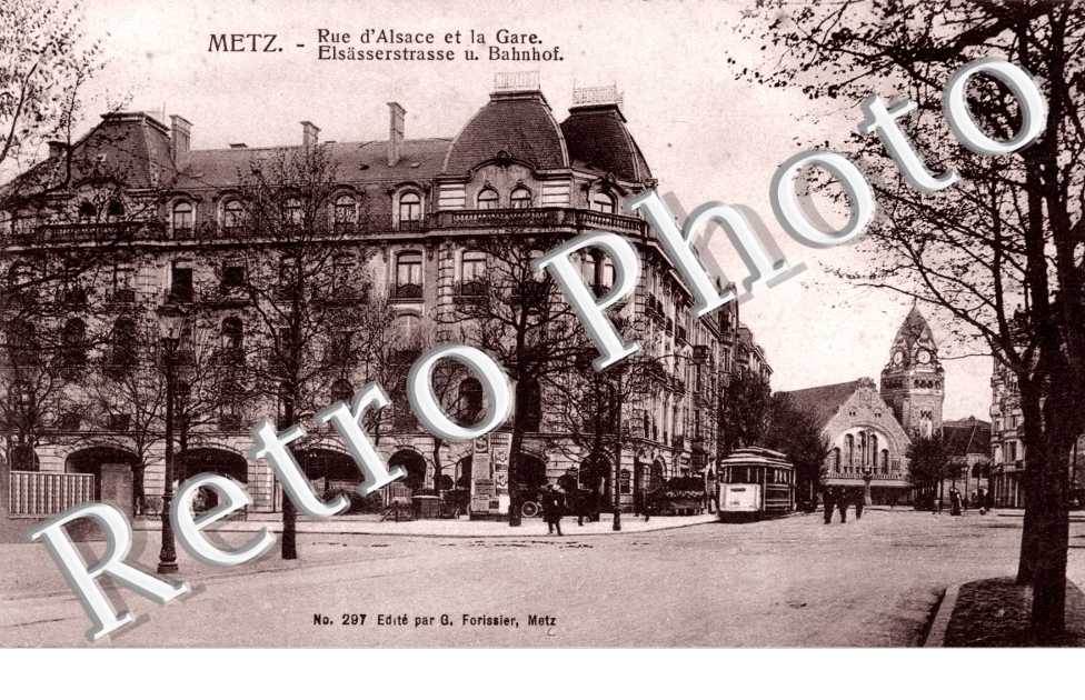rue d&#039;Alsace et la gare