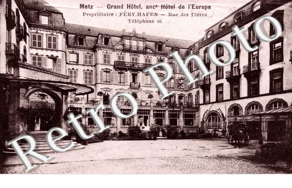 Grand Hotel, Hotel de l&#039;Europe, Fery Hafen - Rue des Clercs