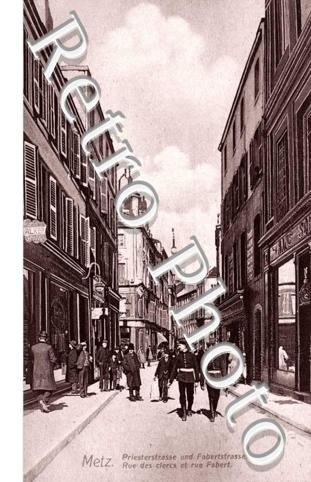 Rue des Clercs et rue Fabert - Priesterstrasse und Fabertstrasse - anim