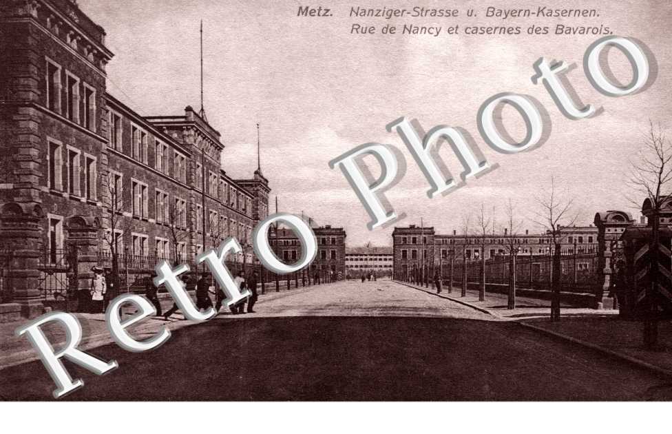 rue de nancy et caserne des Bavarois