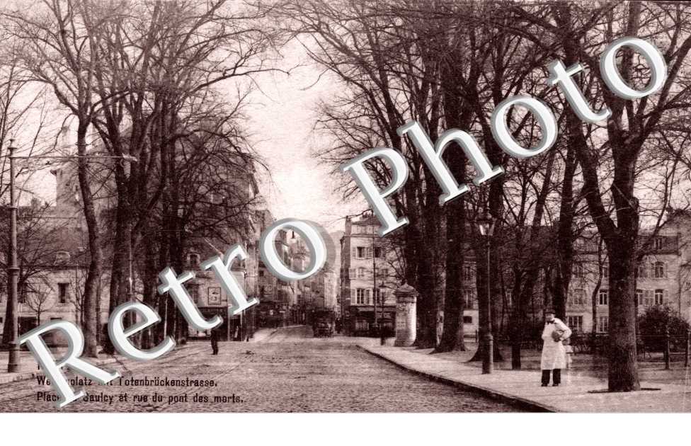 Place du Saulcy et rue du Pont des Morts