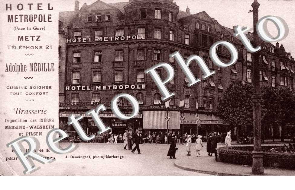 Hotel METROPOLE  face a la gare (place de la gare)