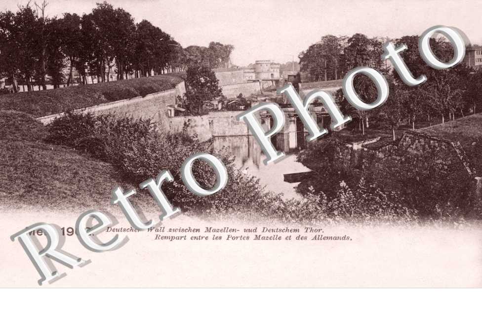 Rempart entre les portes Mazelle et des Allemands