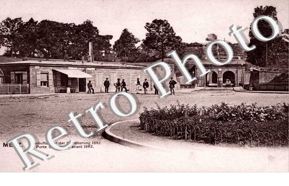 Porte Serpenoise vers 1892