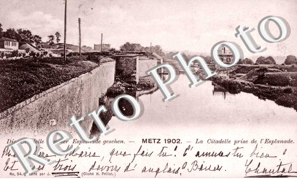 Metz 1902,  la Citadelle prise de l&#039;Esplanade