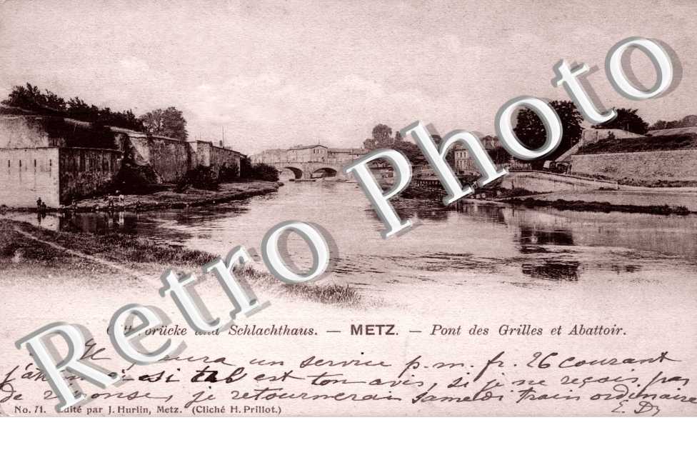 Pont des grilles et abattoir