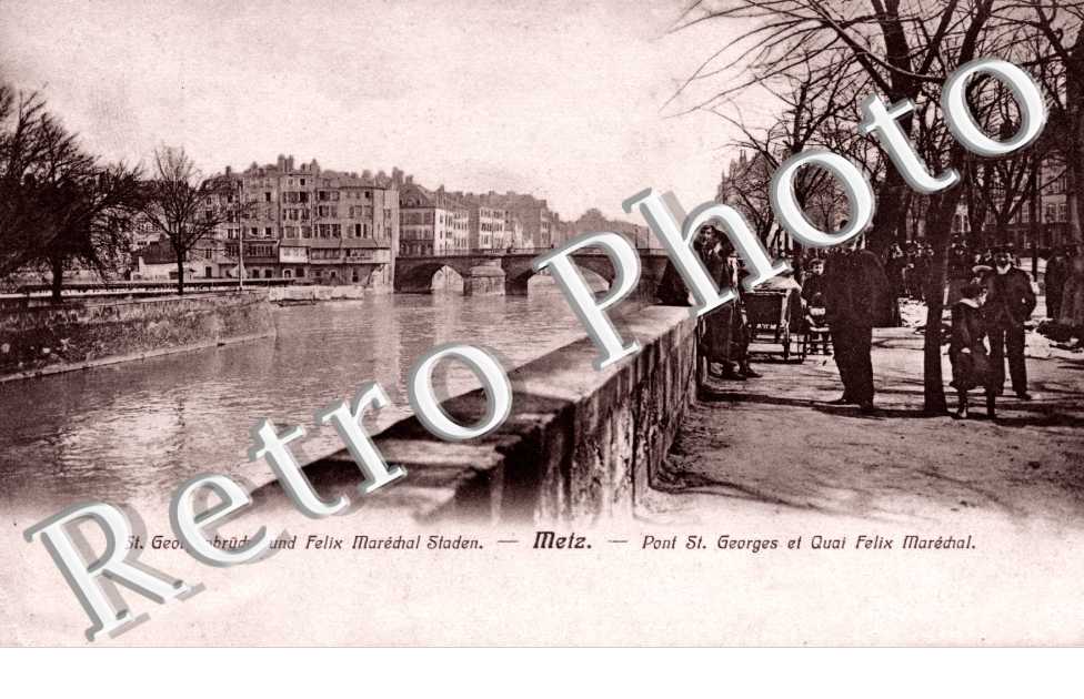 Pont Saint-Georges et quai Félix Maréchal