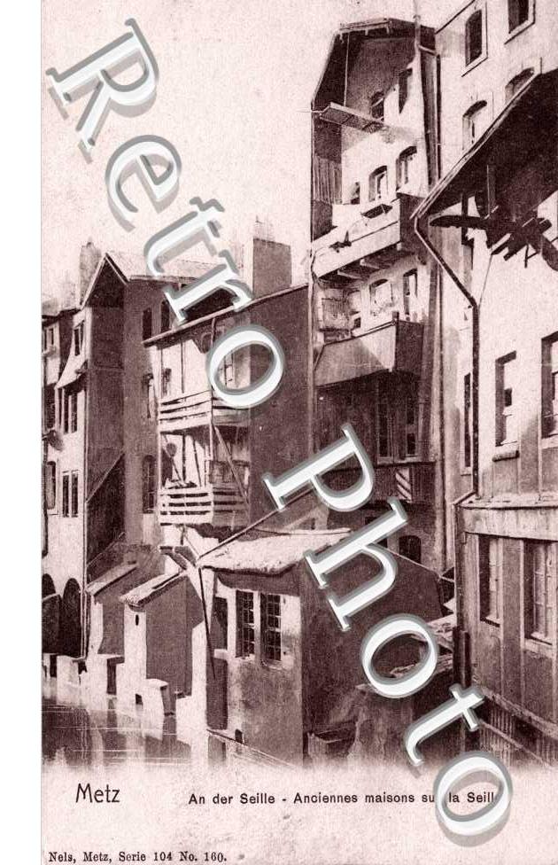 Anciennes Maisons sur la Seille