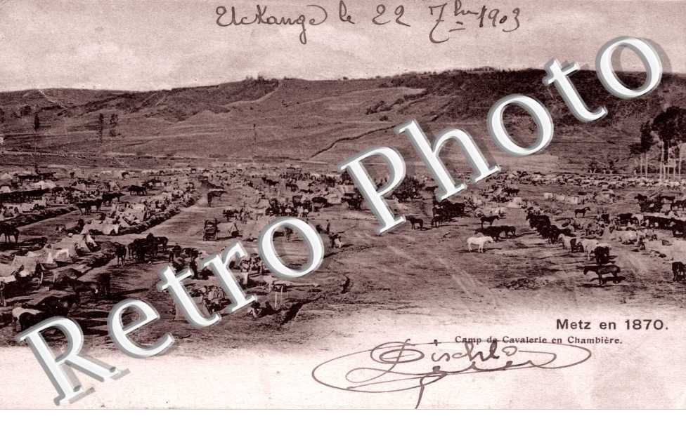 Camp de cavalerie en Chambière (1870)
