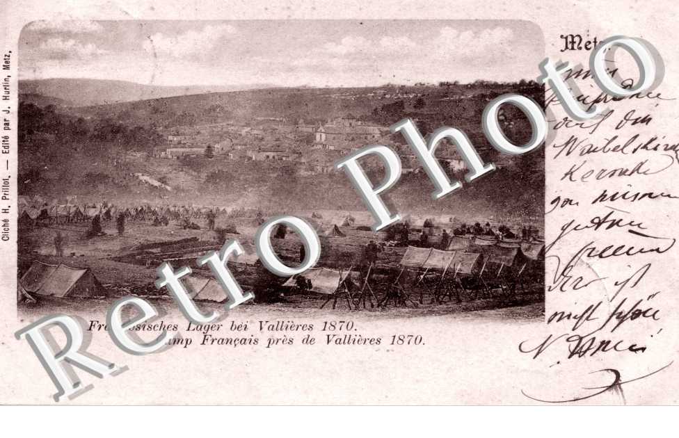 Camp francais pres de Vallieres 1870