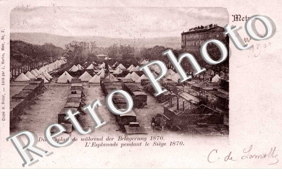 L'Esplanade pendant le Sie 1870