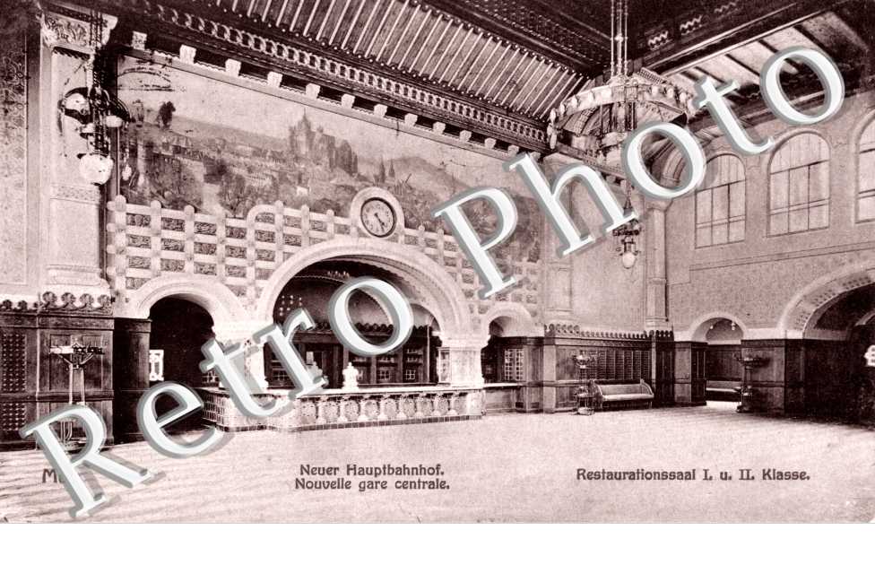 interieur de la nouvelle gare centrale Salle de restauration