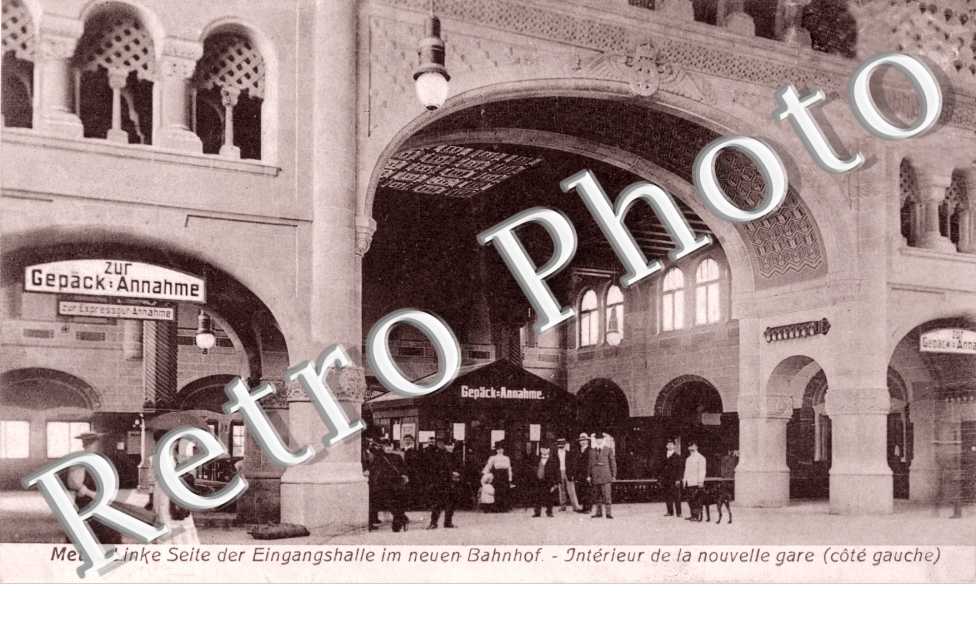 interieur de la nouvelle gare (côté gauche)