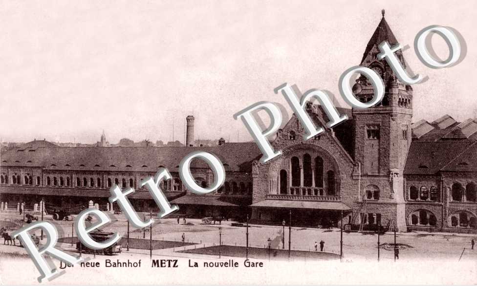 la nouvelle gare en 1909